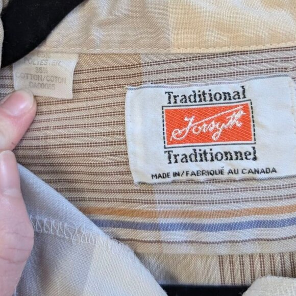 🍁Vintage Forsyth Traditional Plaid Shirt - Picture 5 of 5